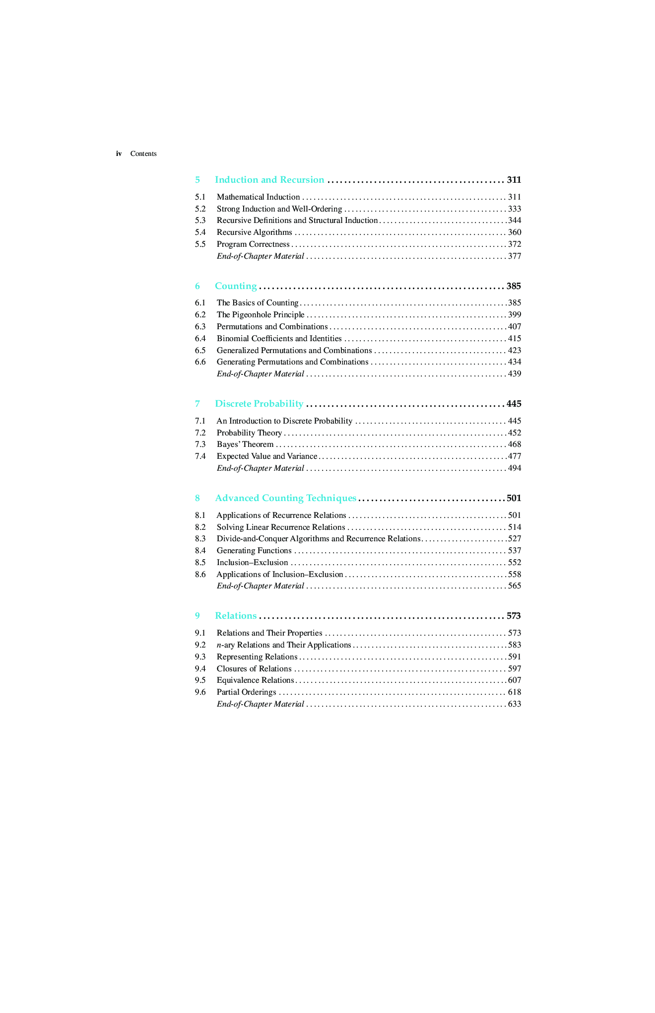Discrete Mathematics And Its Applications Seventh Edition - Page 4
