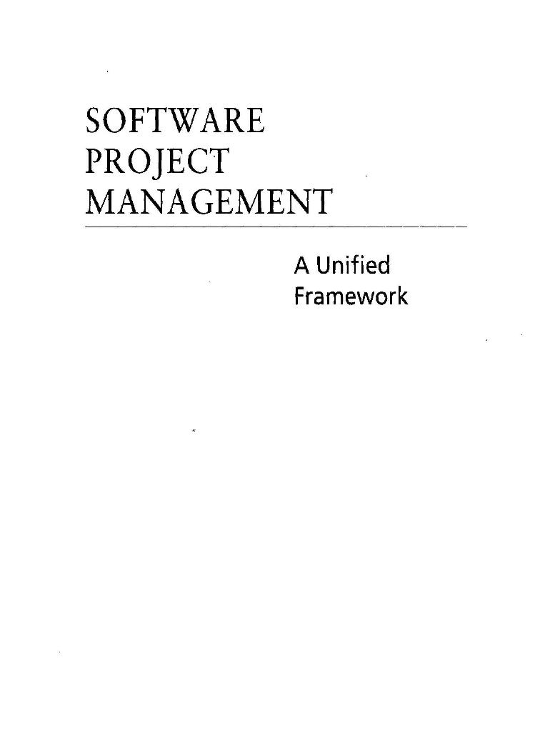 Software Project Management A Unified Framework - Page 2
