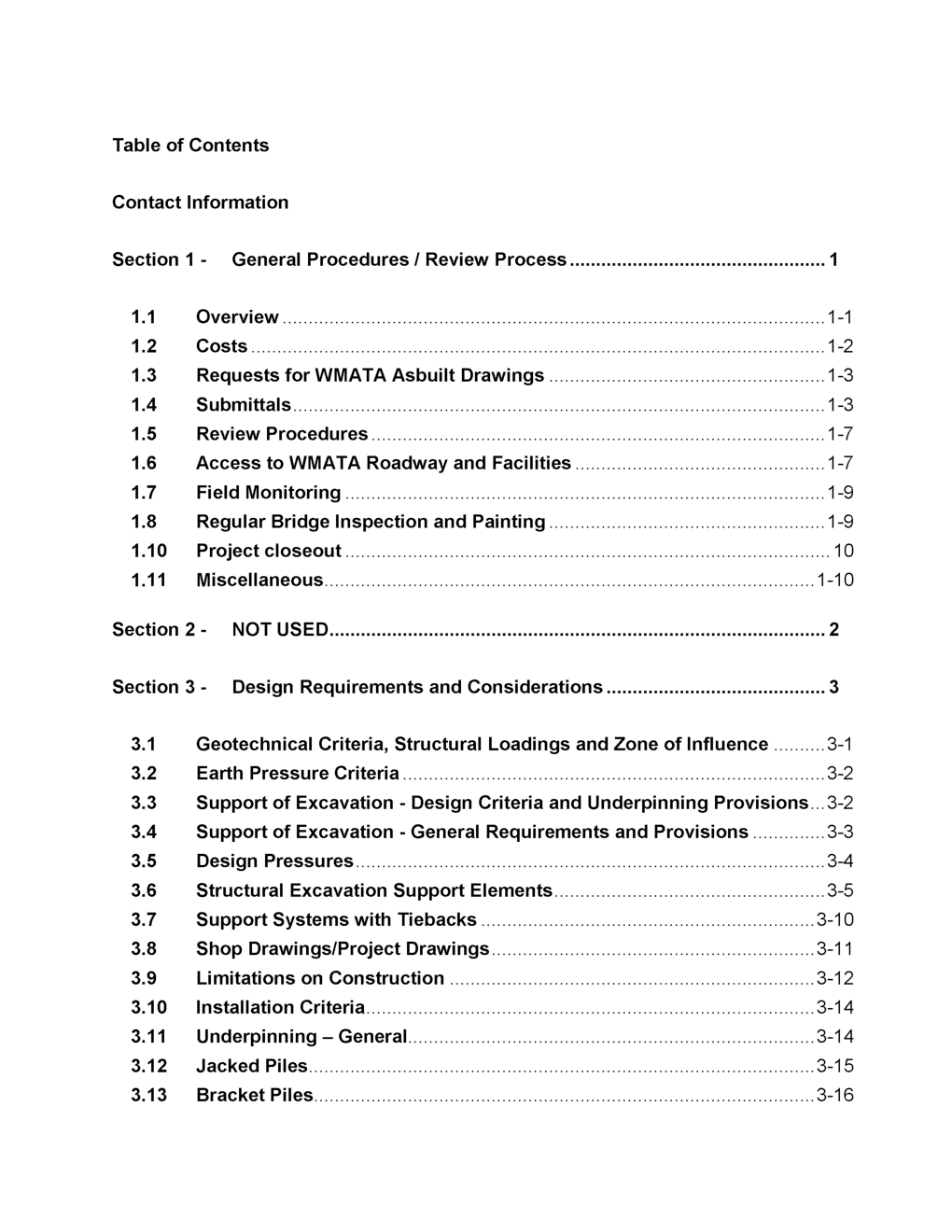 Adjacent Contruction Project Manual Office Of Joint Development & Adjacent Construction - Page 2