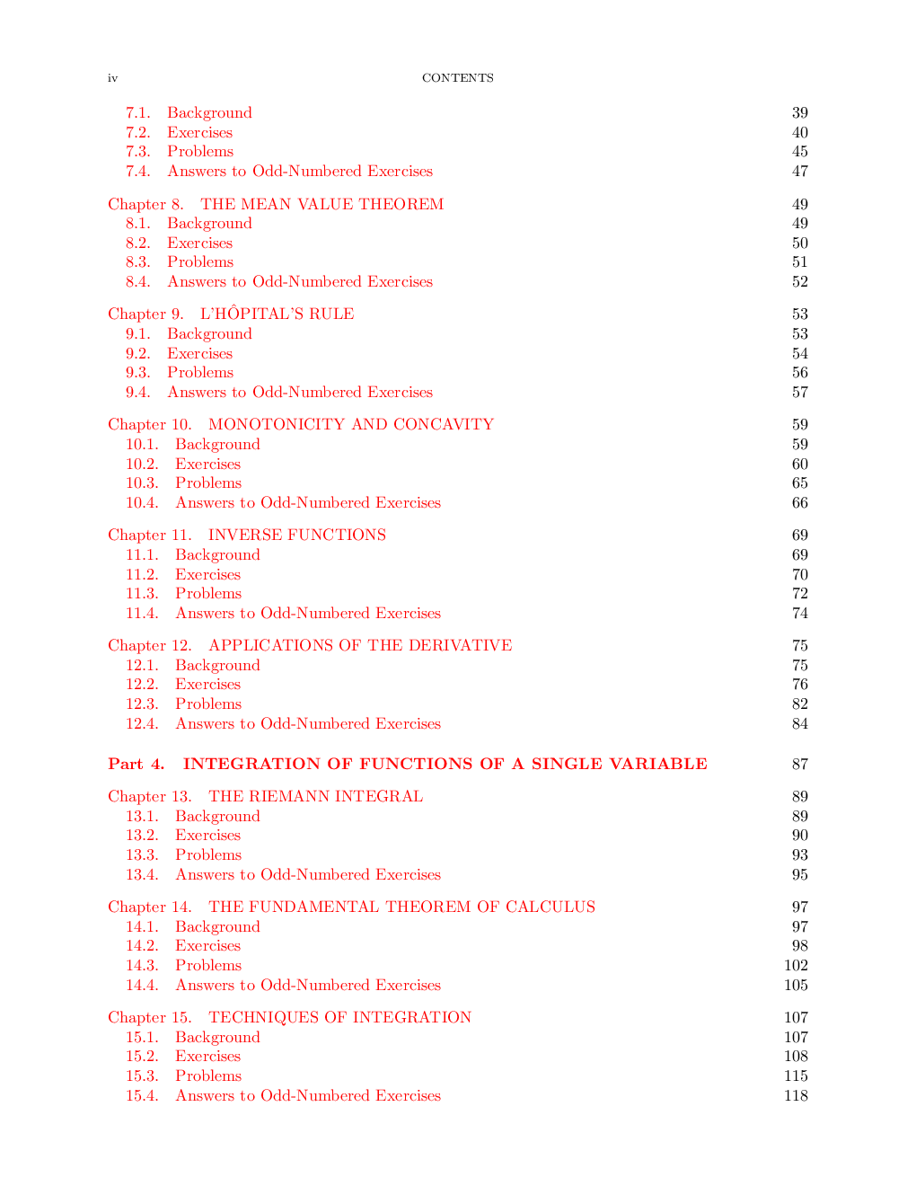 Problems And Exercises In Calculus - Page 4