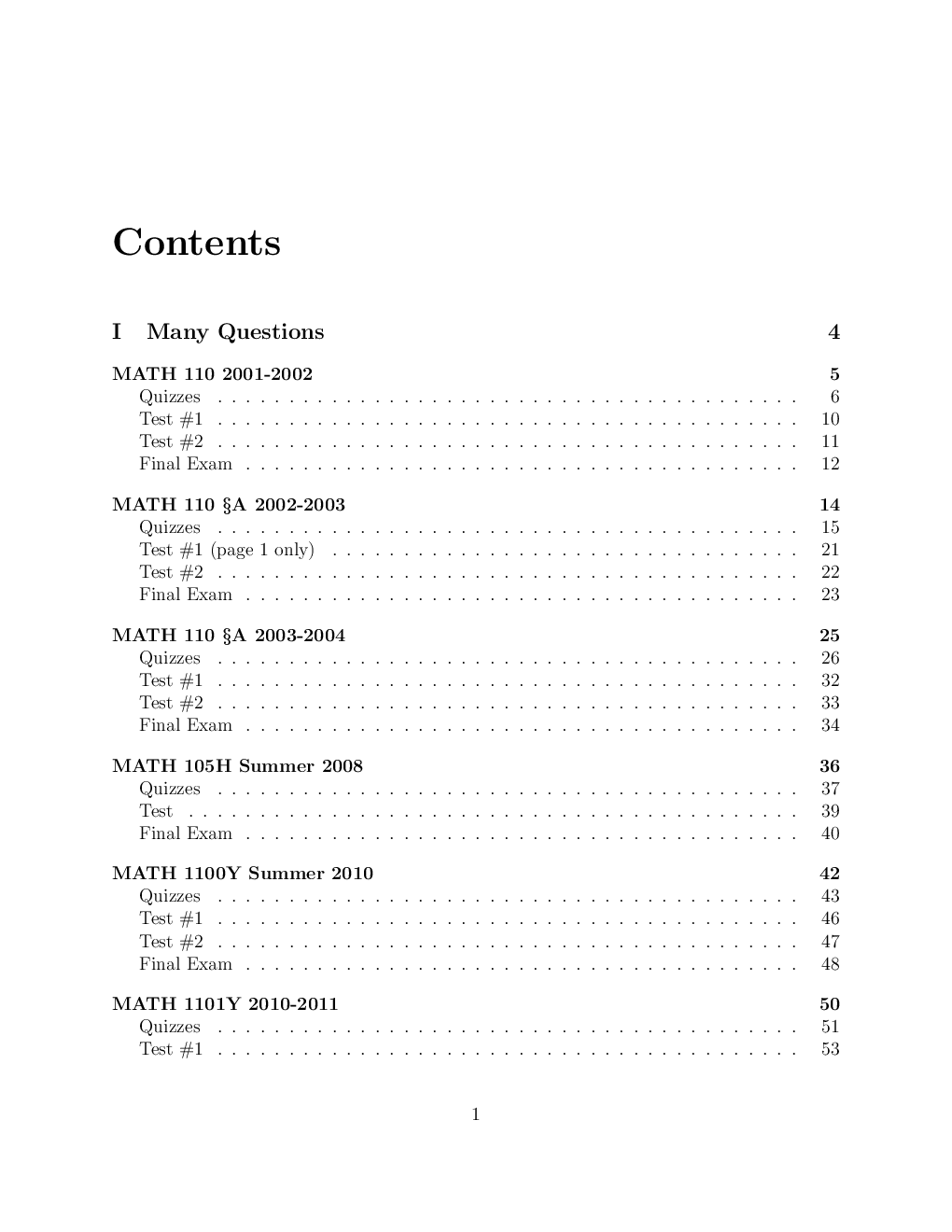 Single-Variable Calculus Problems And Some Solutions Too - Page 2