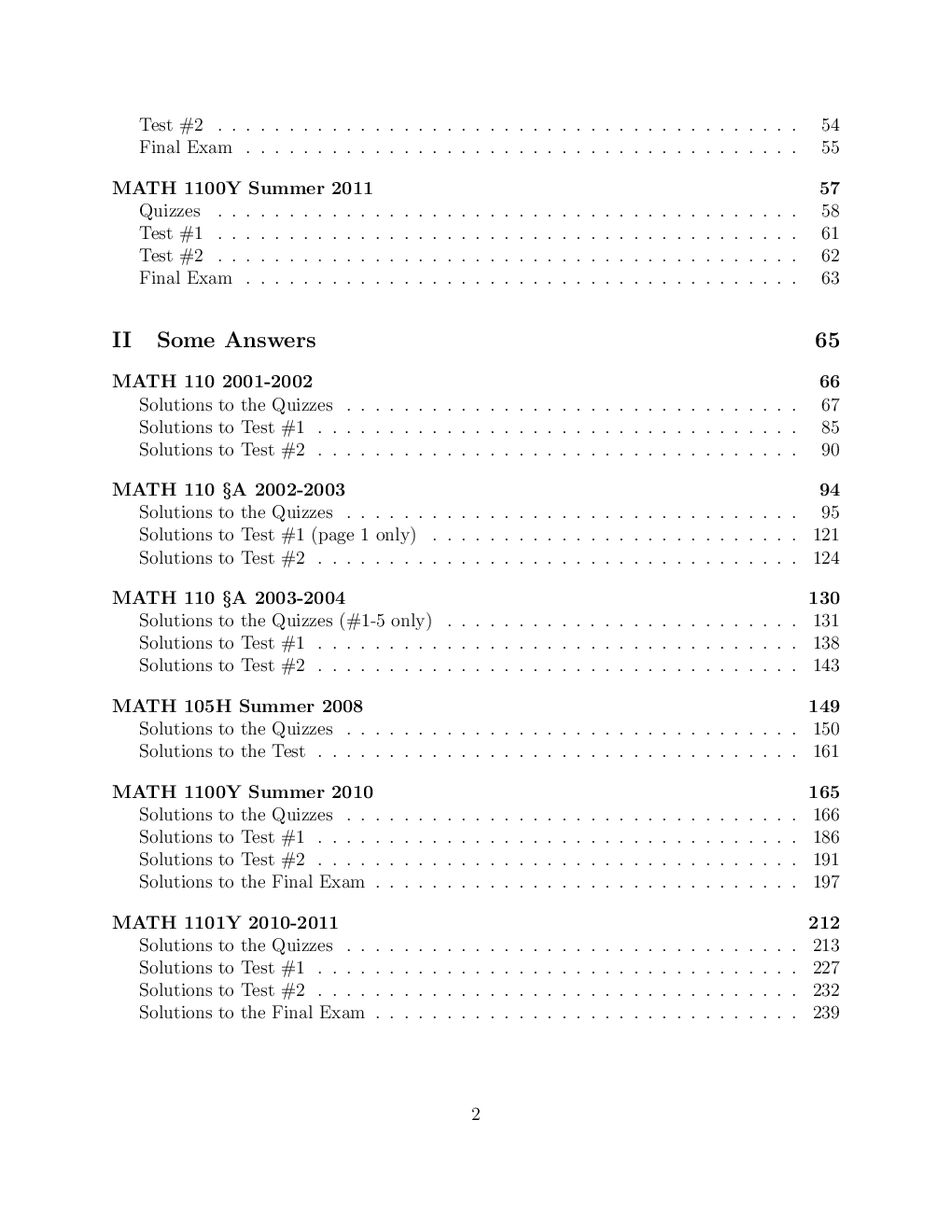 Single-Variable Calculus Problems And Some Solutions Too - Page 3