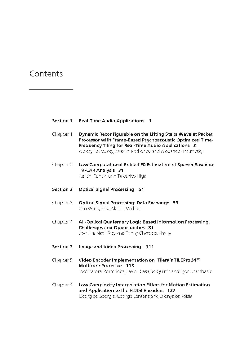 Design And Architectures For Digital Signal Processing - Page 3