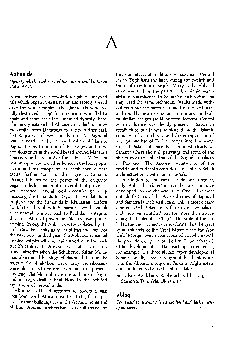 Dictionary Of Islamic Architecture - Page 4