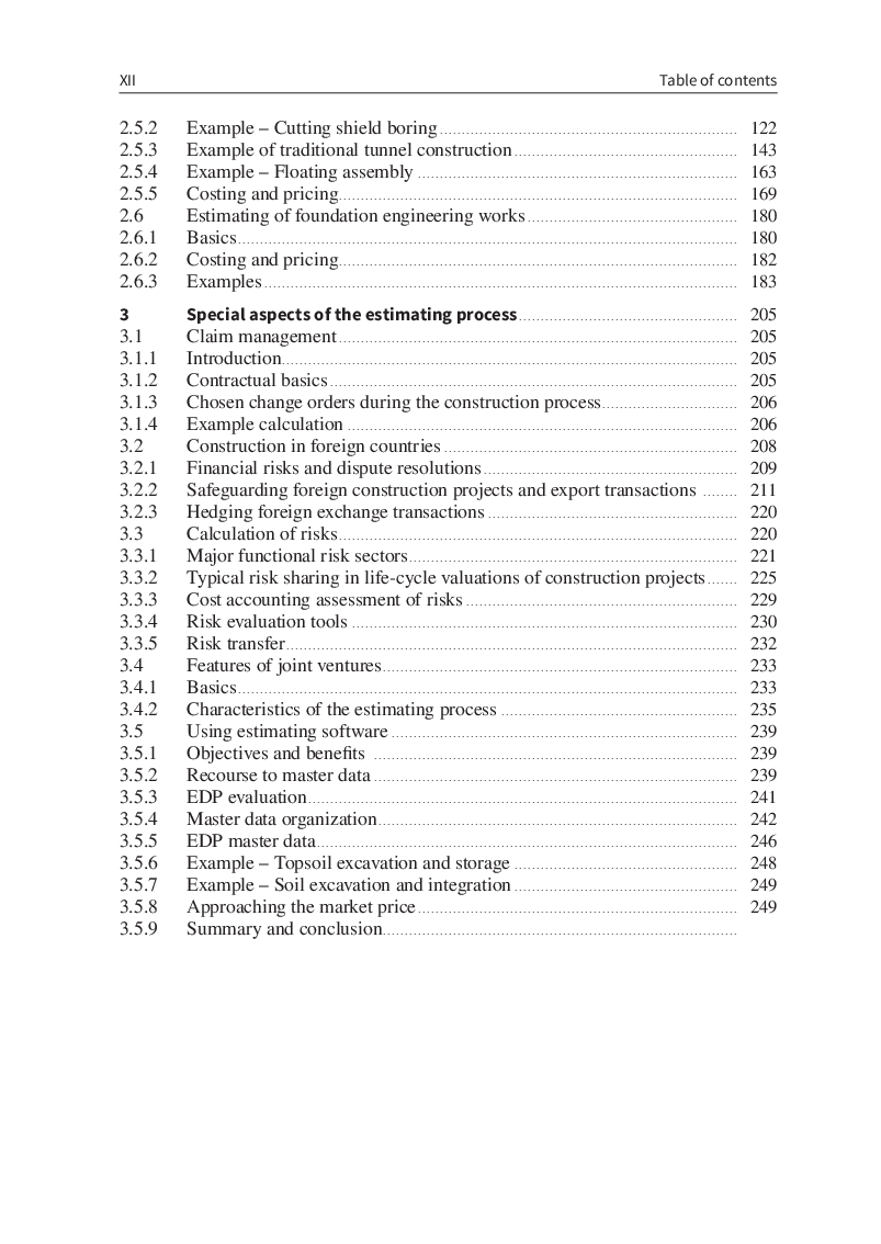Estimating In Heavy Construction Roads, Bridges, Tunnels, Foundations - Page 4