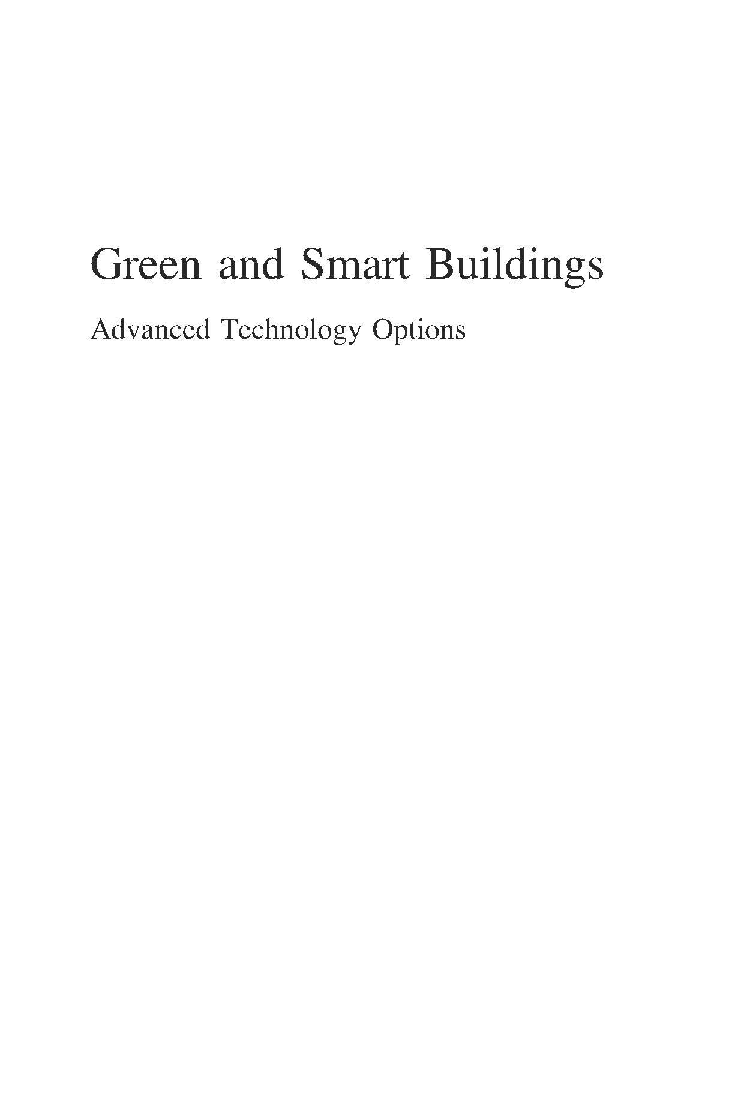 Green And Smart Buildings Advanced Technology Options - Page 2