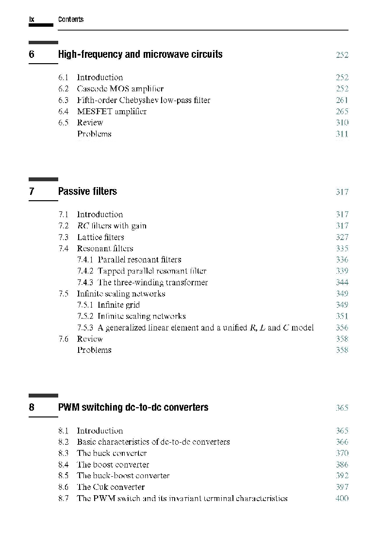 Fast Analytical Techniques For Electrical And Electronic Circuits - Page 5