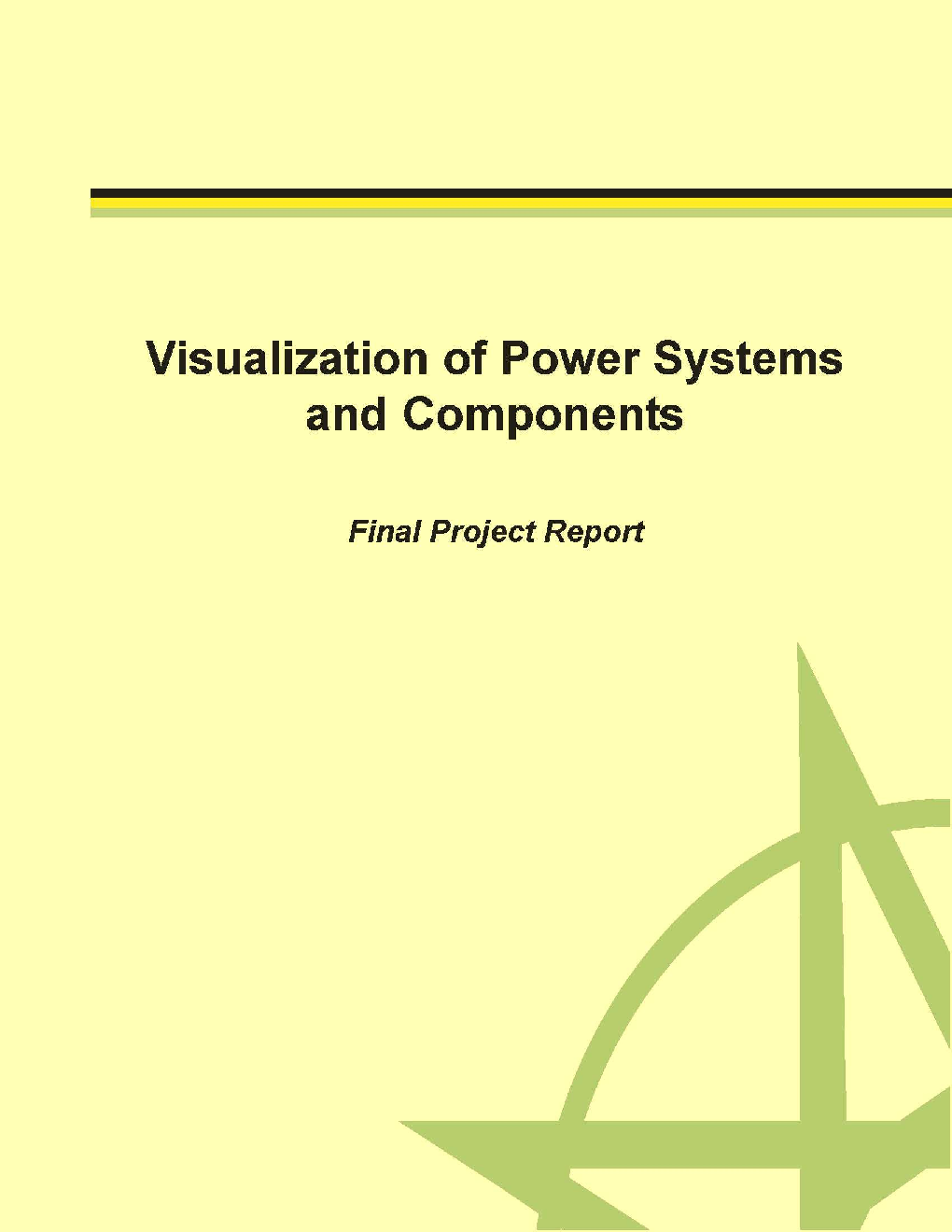 Visualization Of Power Systems And Components Final Project Report - Page 1