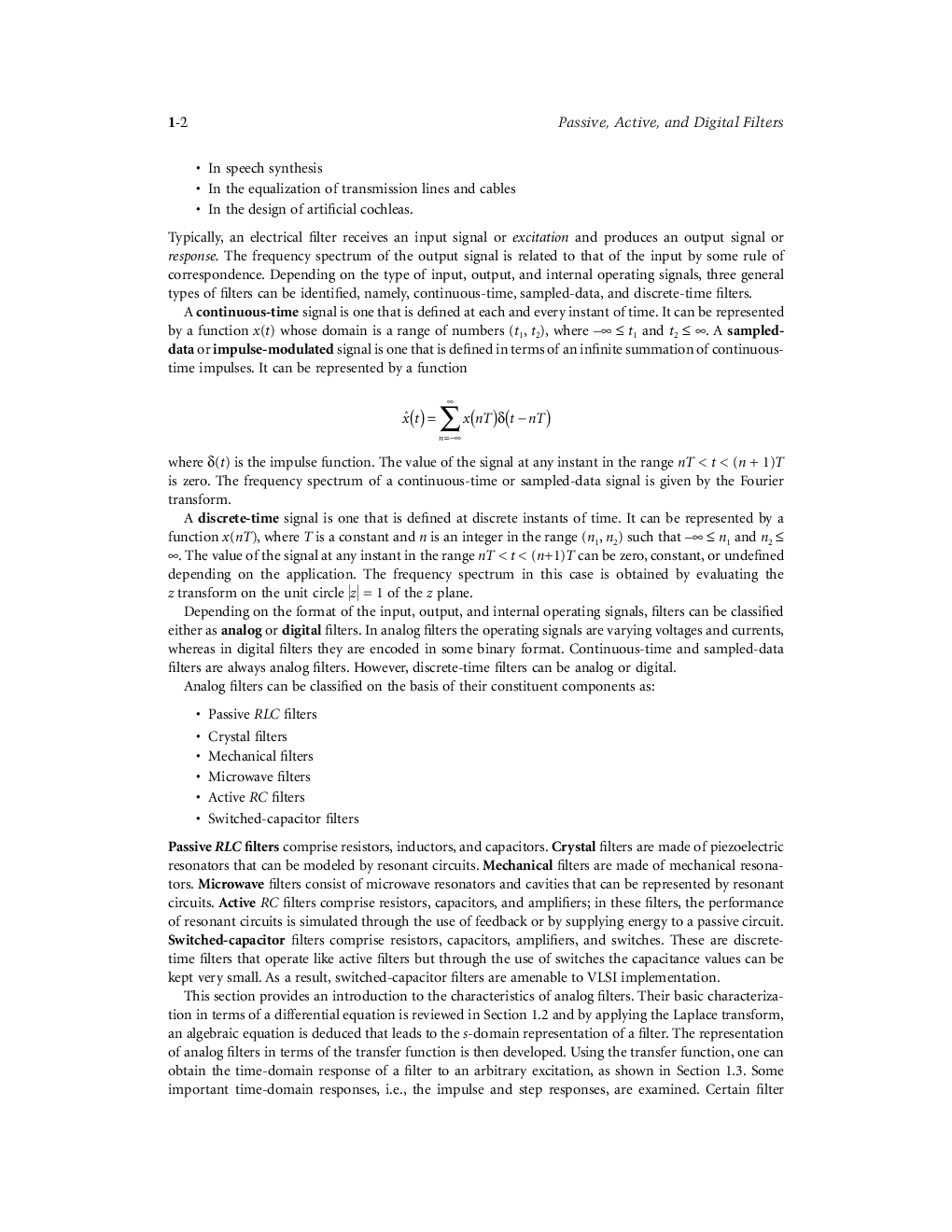 Passive, Active, And Digital Filters - Page 5