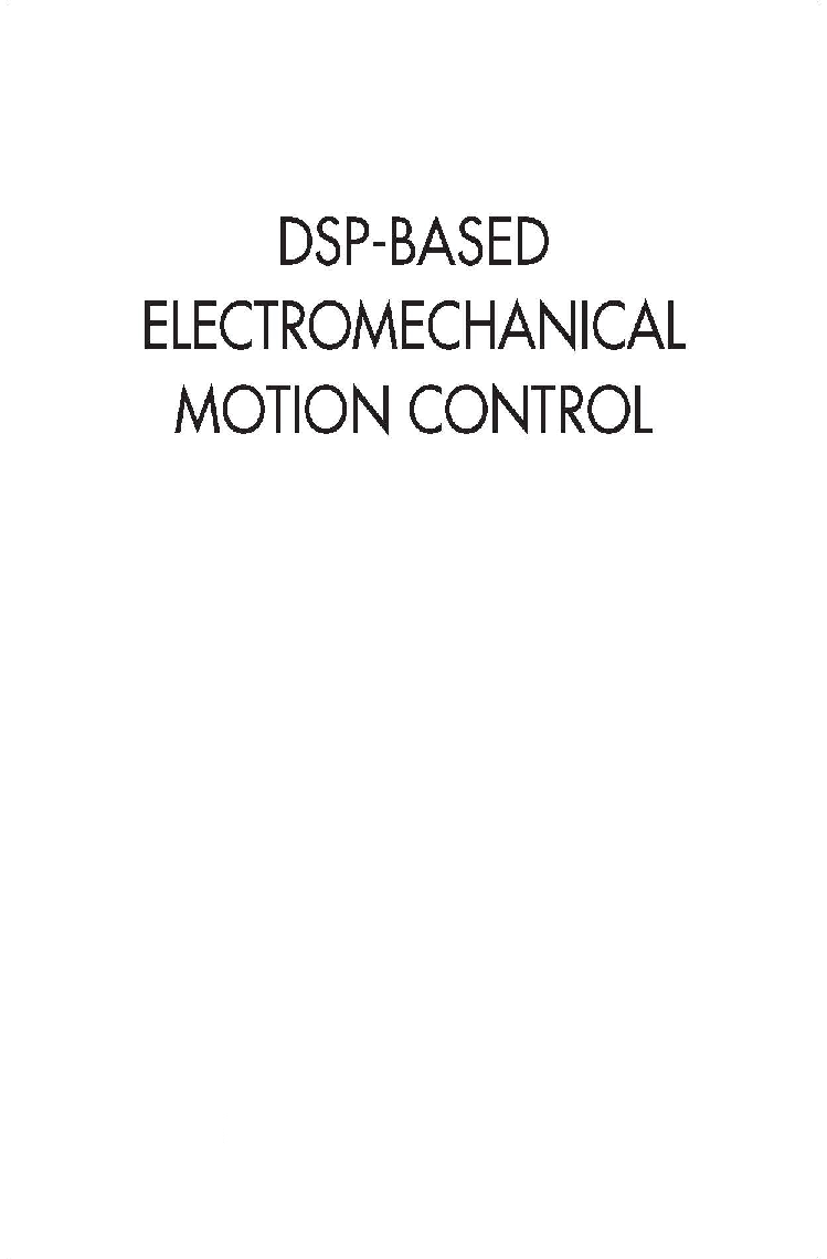 DSP-Based Electromechanical Motion Control - Page 2