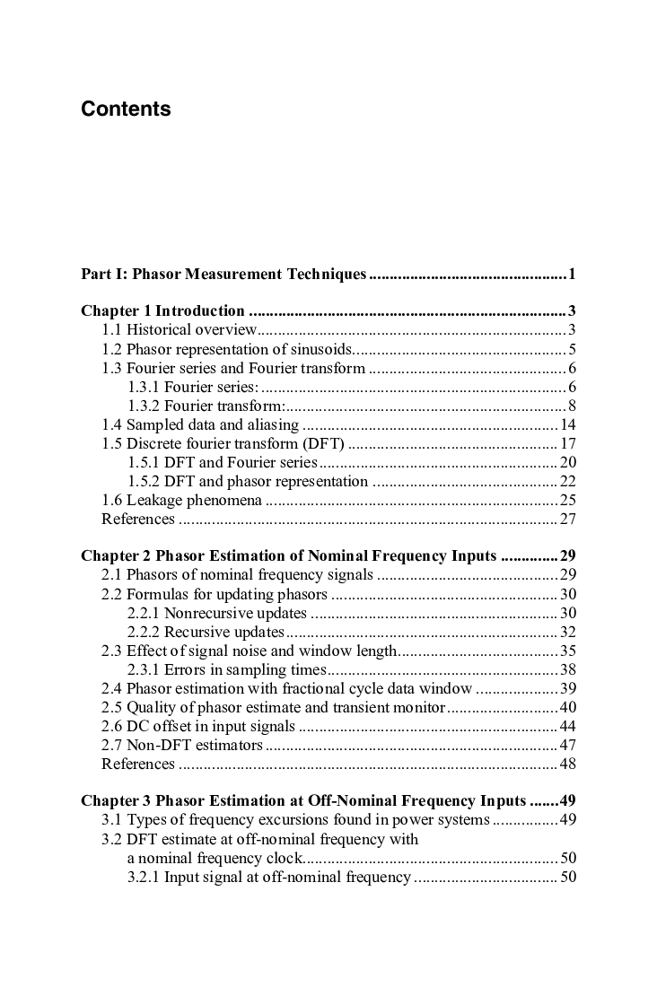 Synchronized Phasor Measurements And Their Applications - Page 3