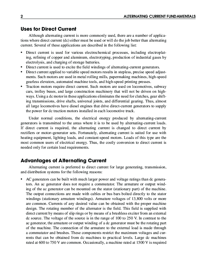 Alternating Current Fundamentals Eighth Edition - Page 3