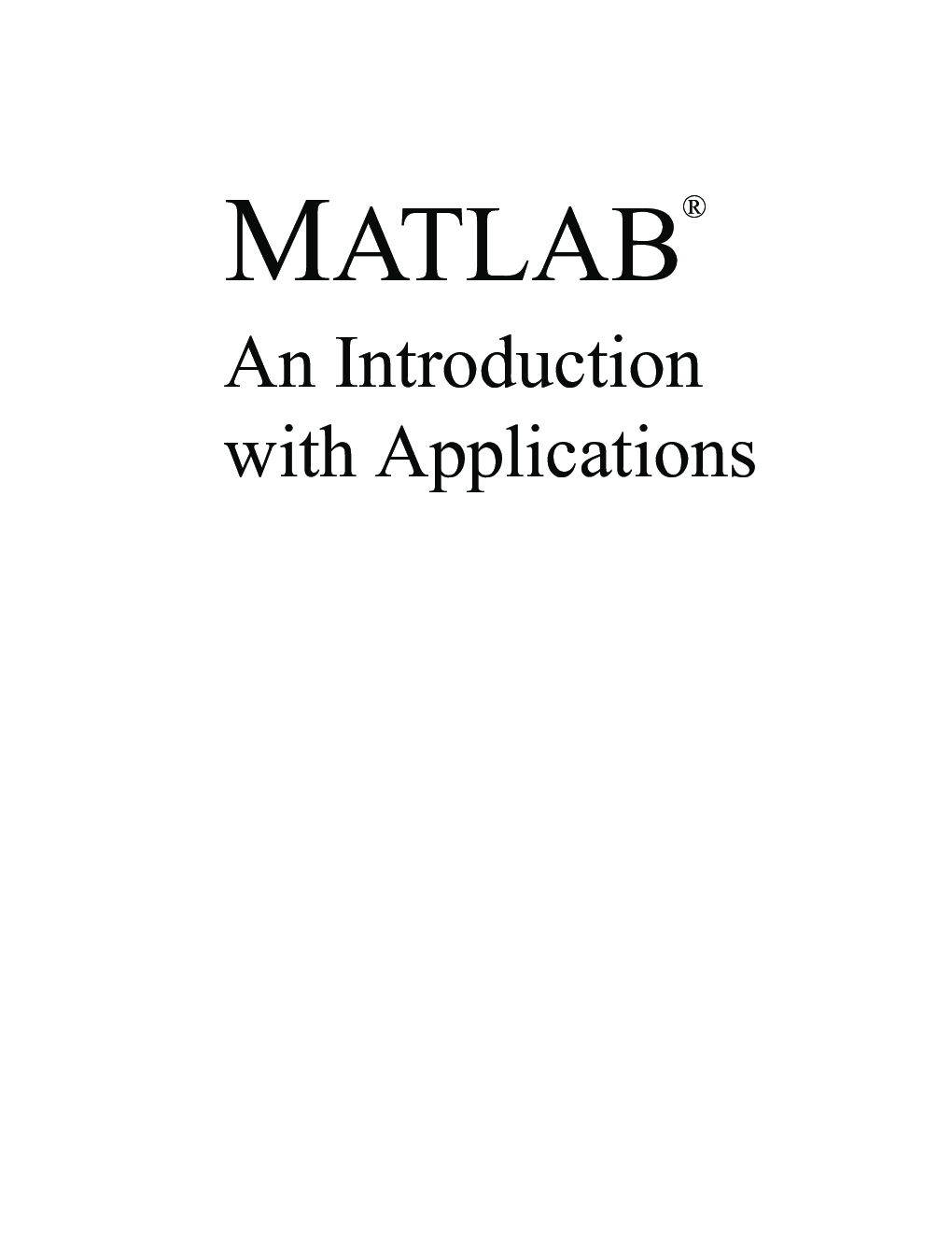 Matlab An Introduction With Applications - Page 2