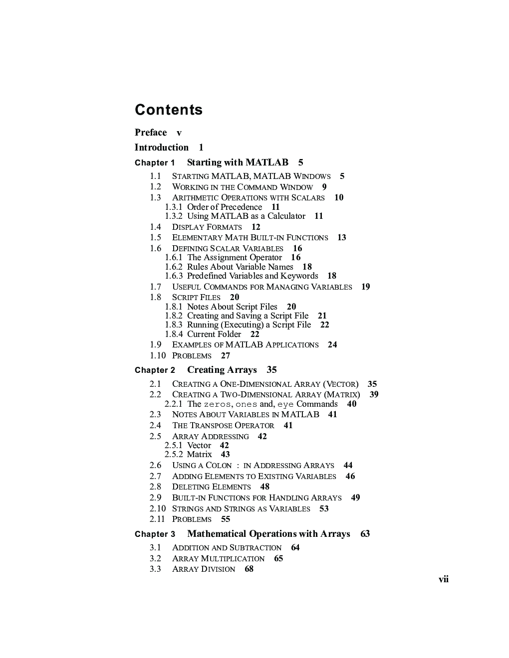 Matlab An Introduction With Applications - Page 3