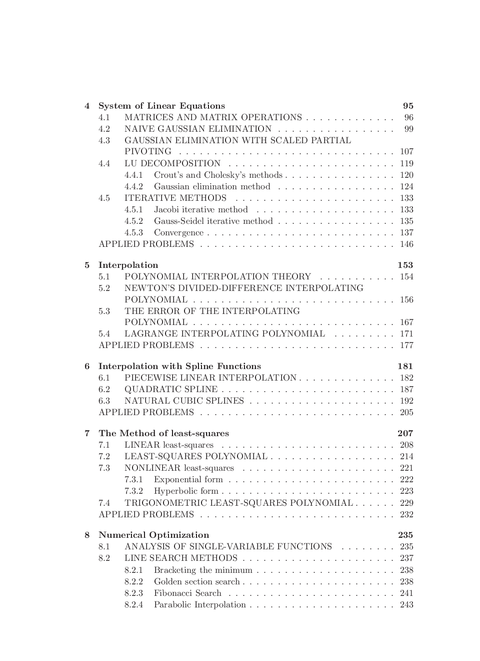 An Introduction To Numerical Methods A Matlab Approach Third Edition - Page 4