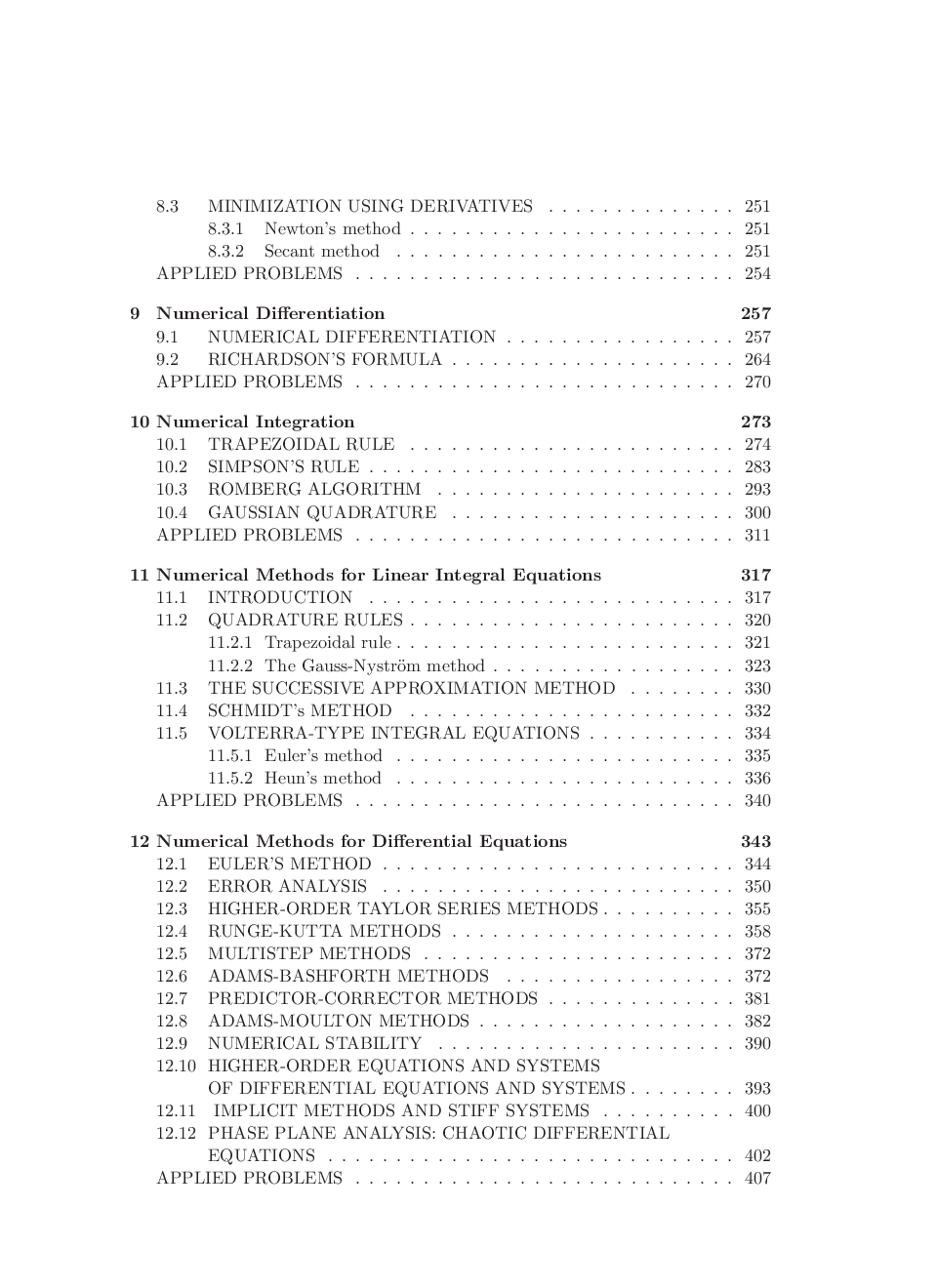 An Introduction To Numerical Methods A Matlab Approach Third Edition - Page 5