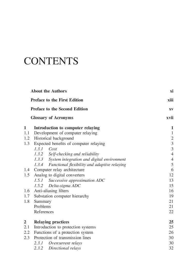 Computer Relaying For Power Systems Second Edition - Page 3