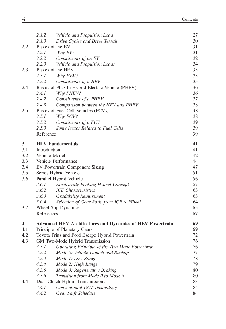 Hybrid Electric Vehicles Principles And Applications With Practical Perspectives - Page 4