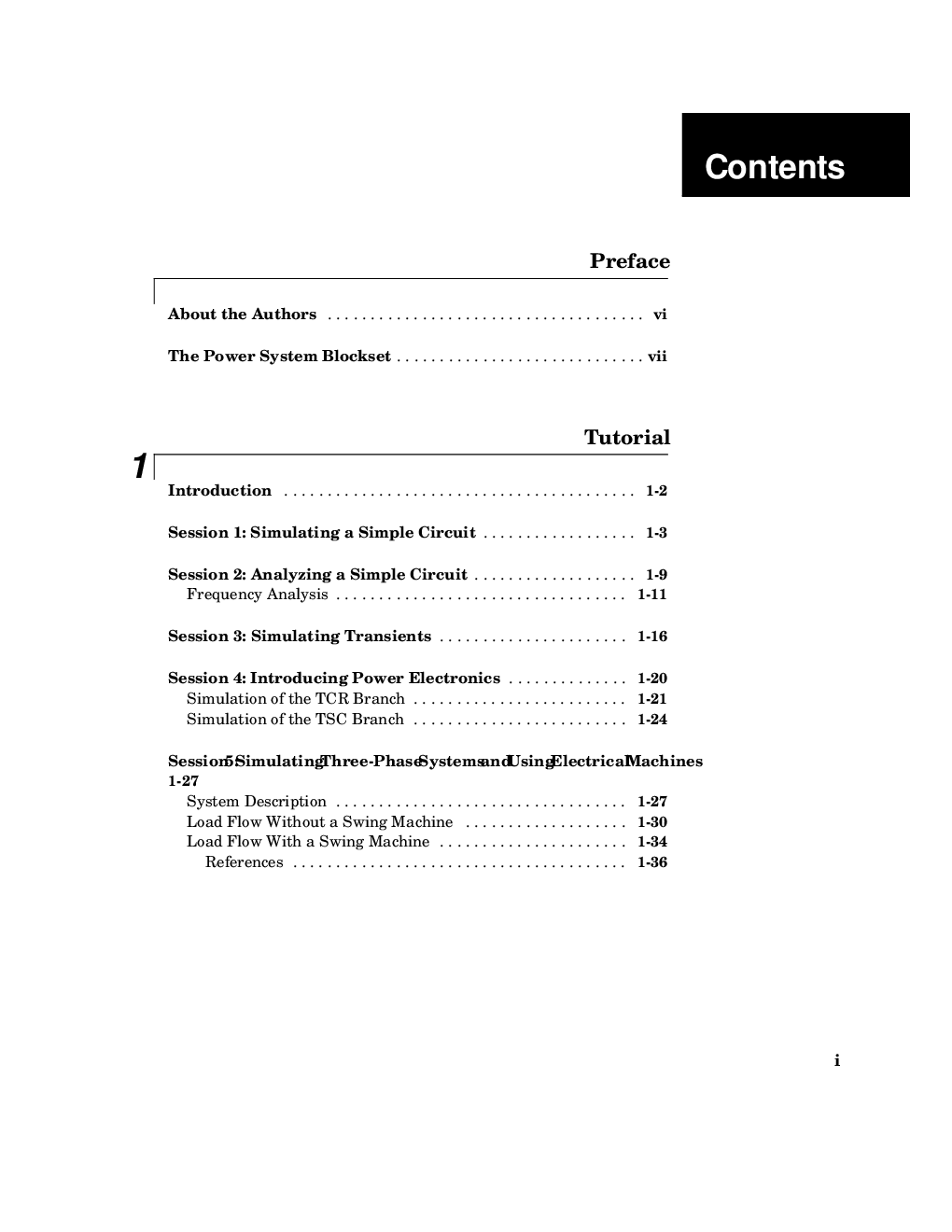 Power System Blockset - Page 2