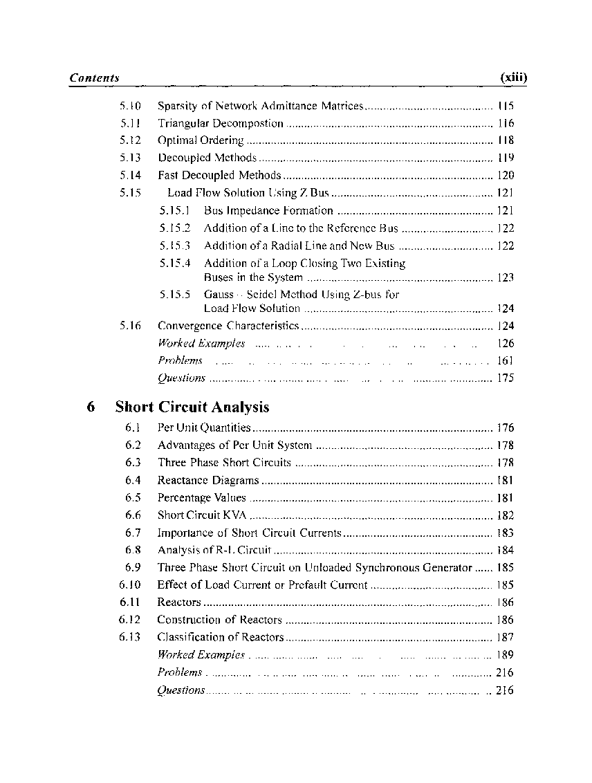 Power System Analysis Vol-II - Page 5