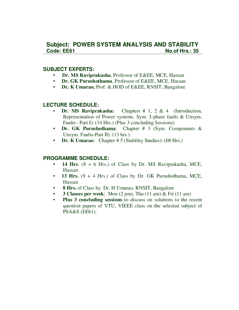 Power System Analysis And Stability - Page 2
