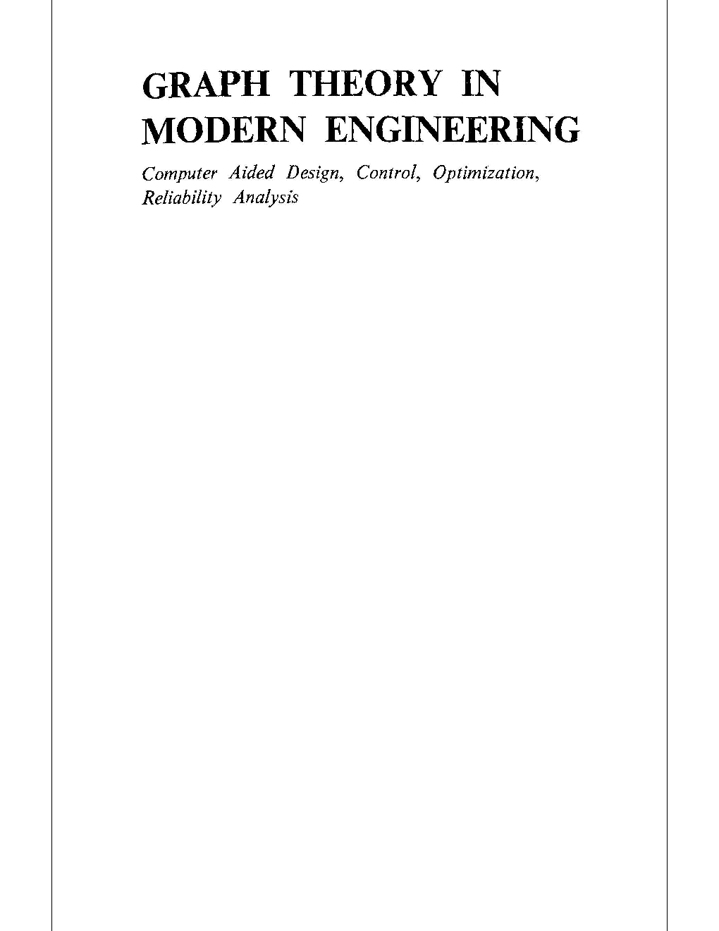 Graph Theory In Modern Engineering Volume-98 - Page 2