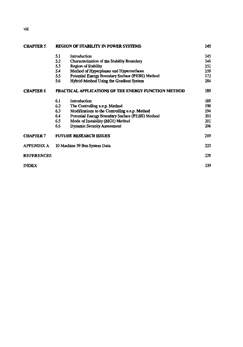 Energy Function Analysis For Power System Stability - Page 4