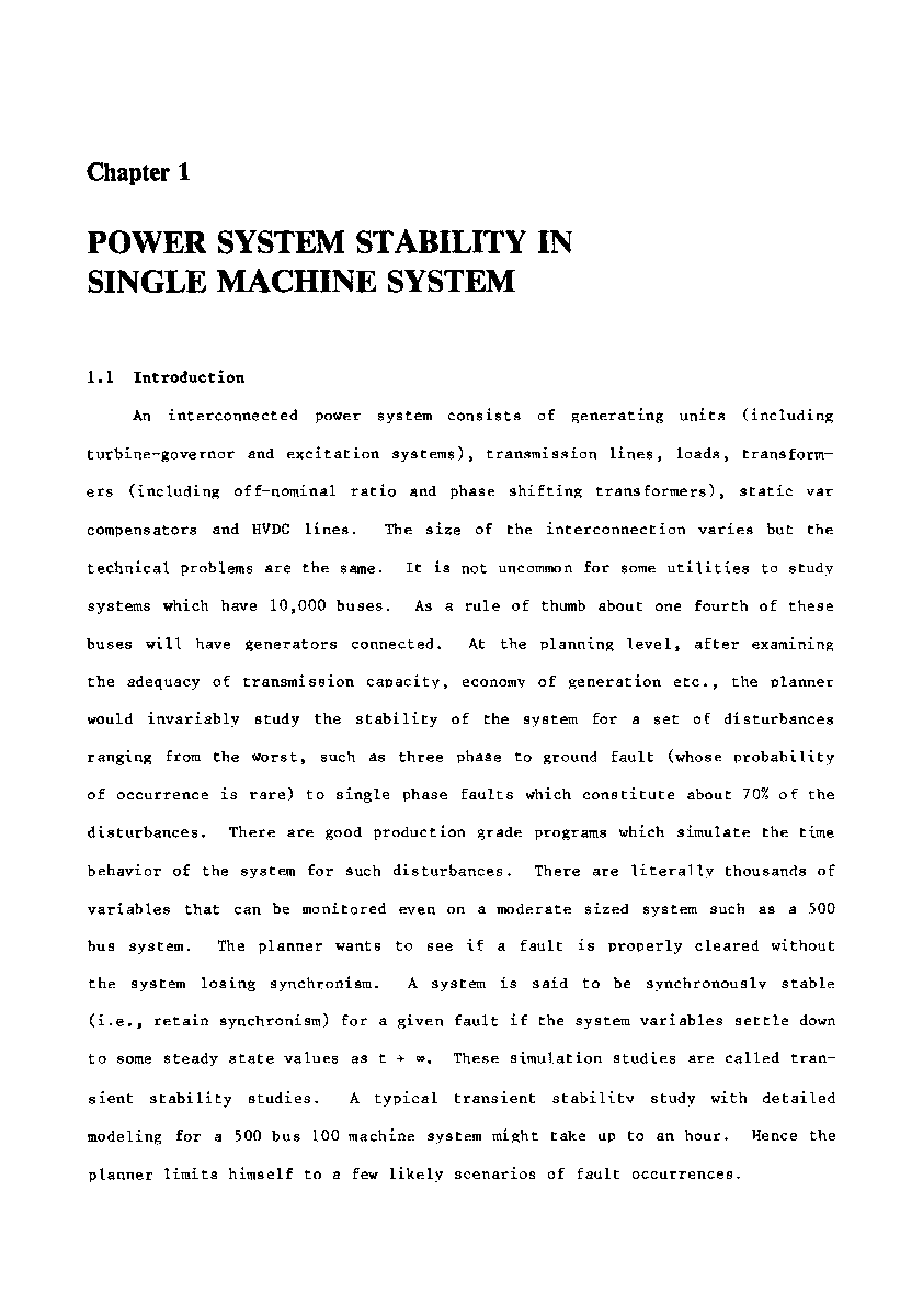 Energy Function Analysis For Power System Stability - Page 5