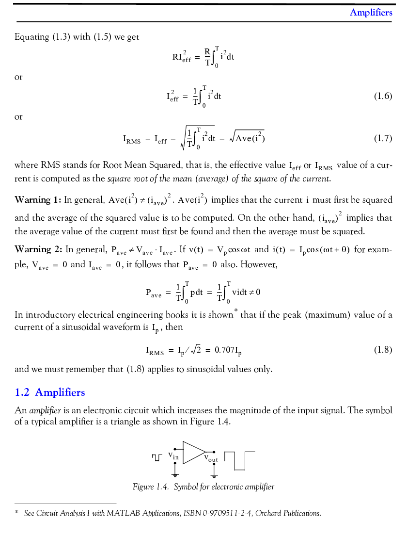 Download Free Electronic Devices And Amplifier Circuits With Matlab