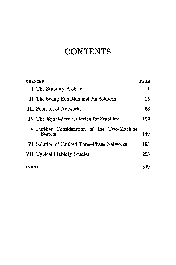 Power System Stability Elements Of Stability Calculations Volume-I - Page 3