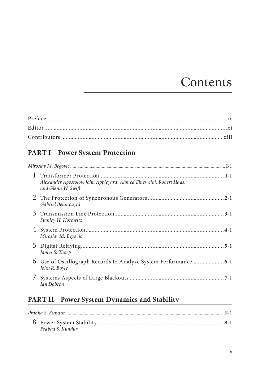 Power System Stability And Control Third Edition - Page 3