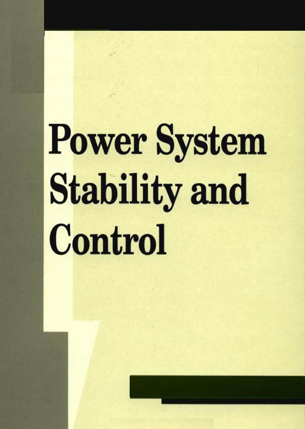 Power System Stability And Control - Page 1