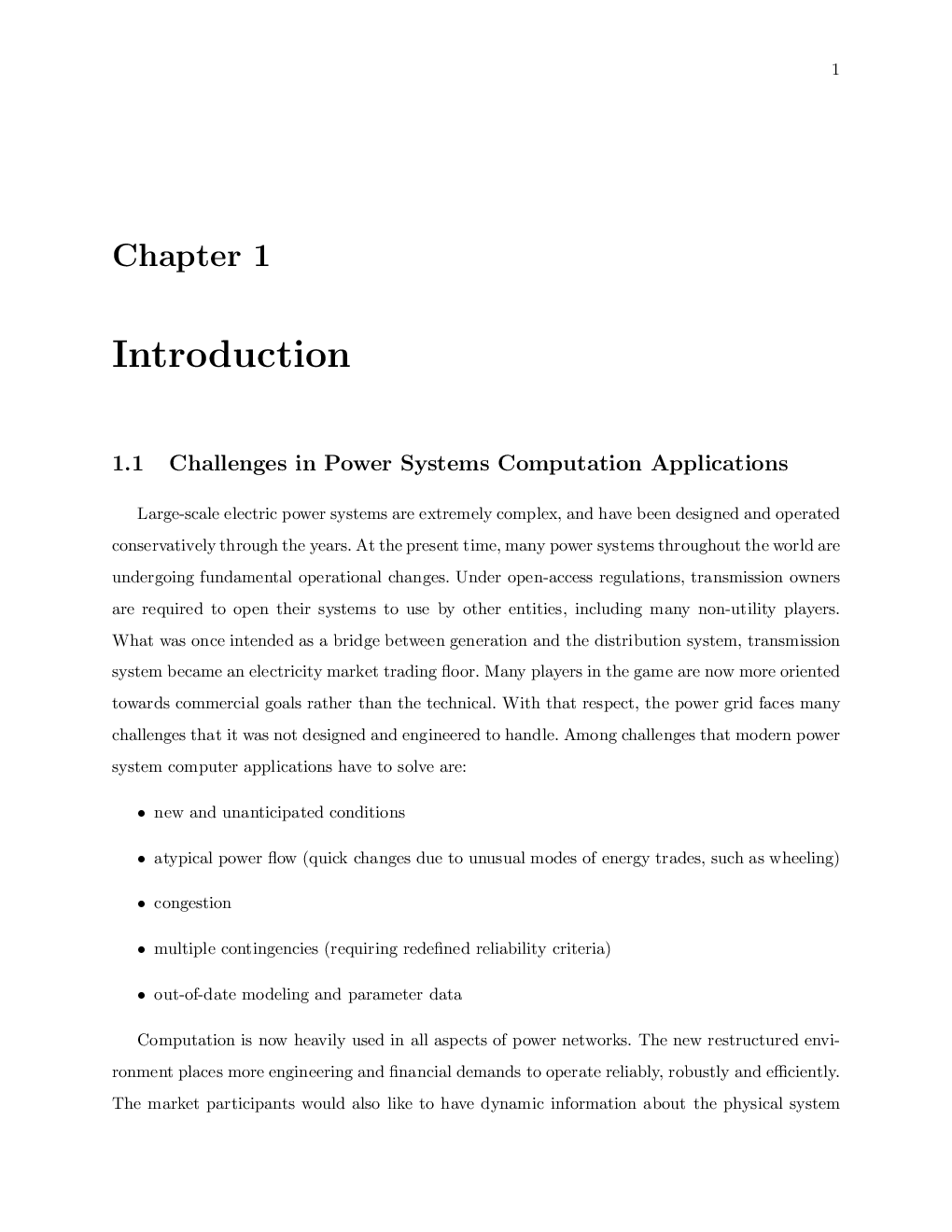 Power System State Estimation And Contingency Constrained Optimal Power Flow - Page 4