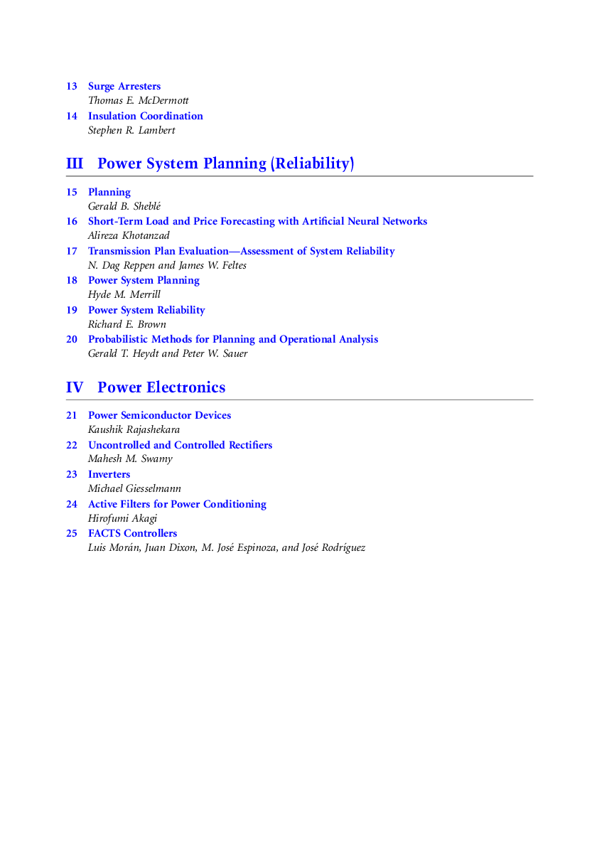 Electric Power Engineering Handbook Power Systems Second Edition - Page 4