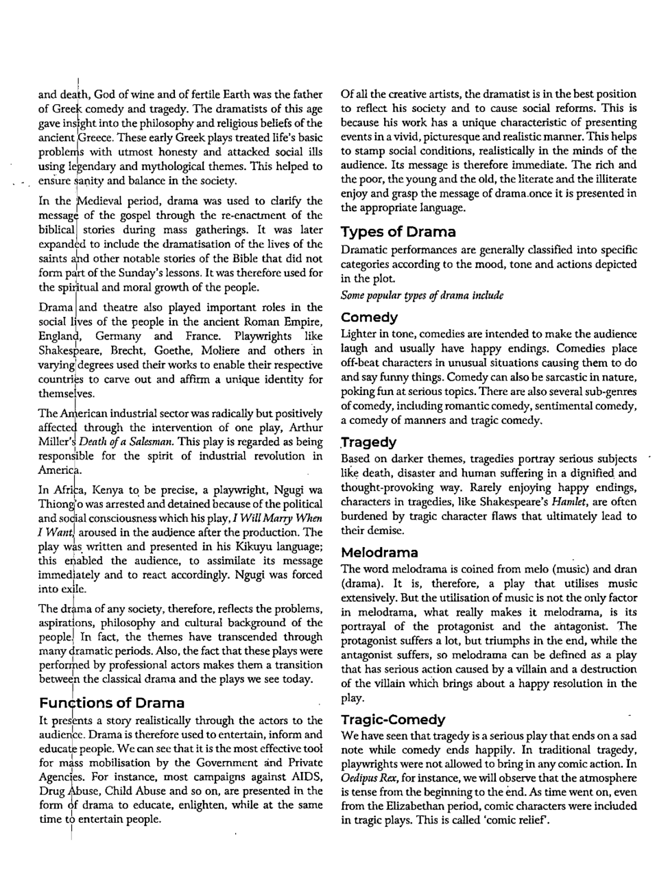 UGC NET Drama Study Material For English Paper-2 - Page 3
