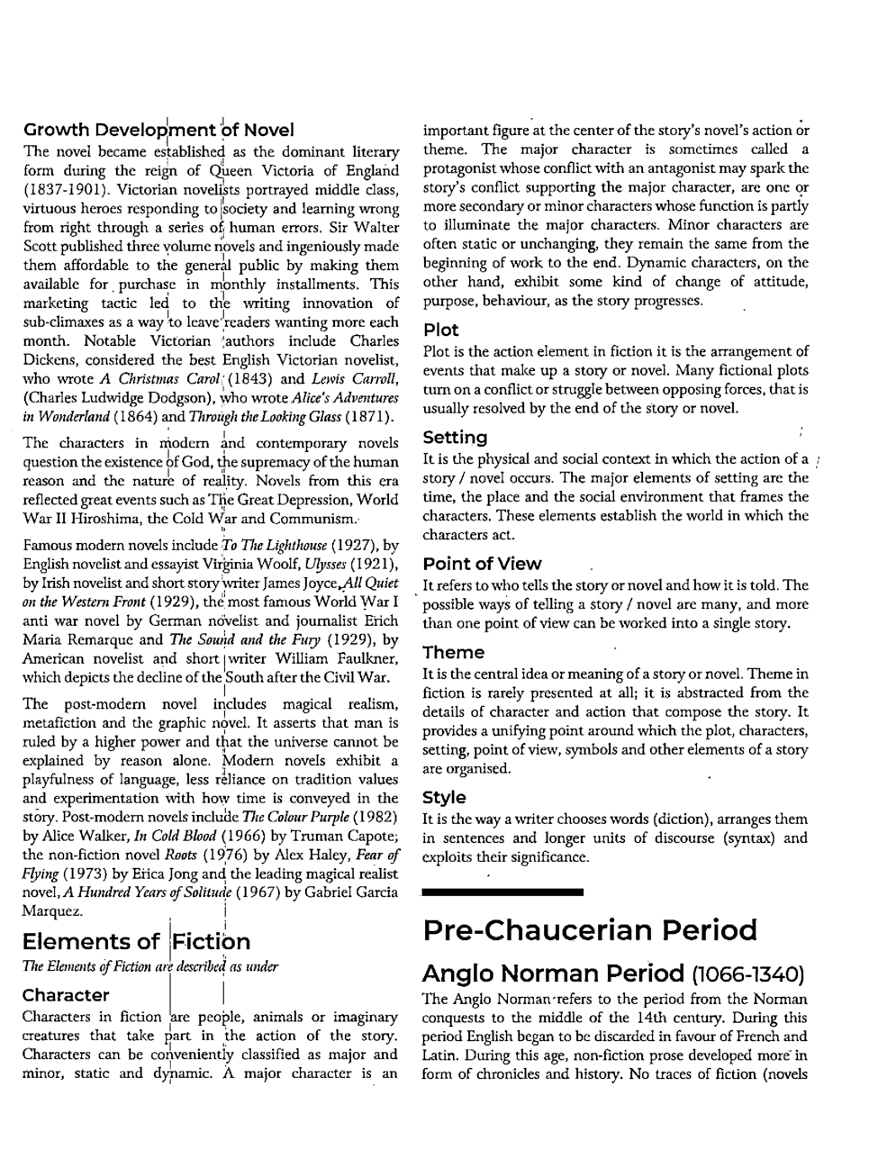 UGC NET Fiction. Short Stories Study Material For English Paper-2 - Page 4