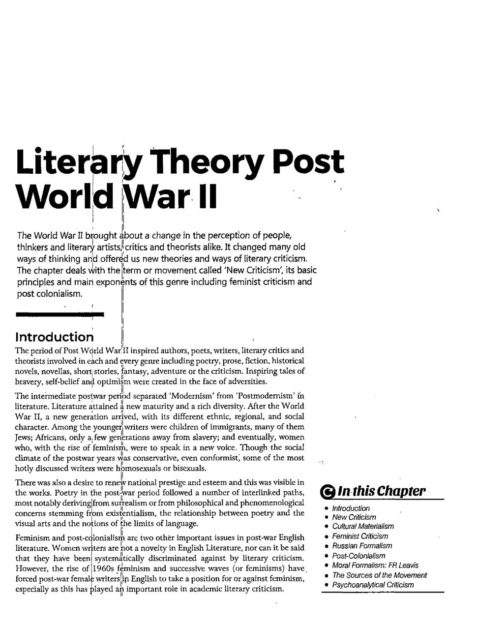 UGC NET Literary Theory Post World War II Study Material For English Paper-2 - Page 2
