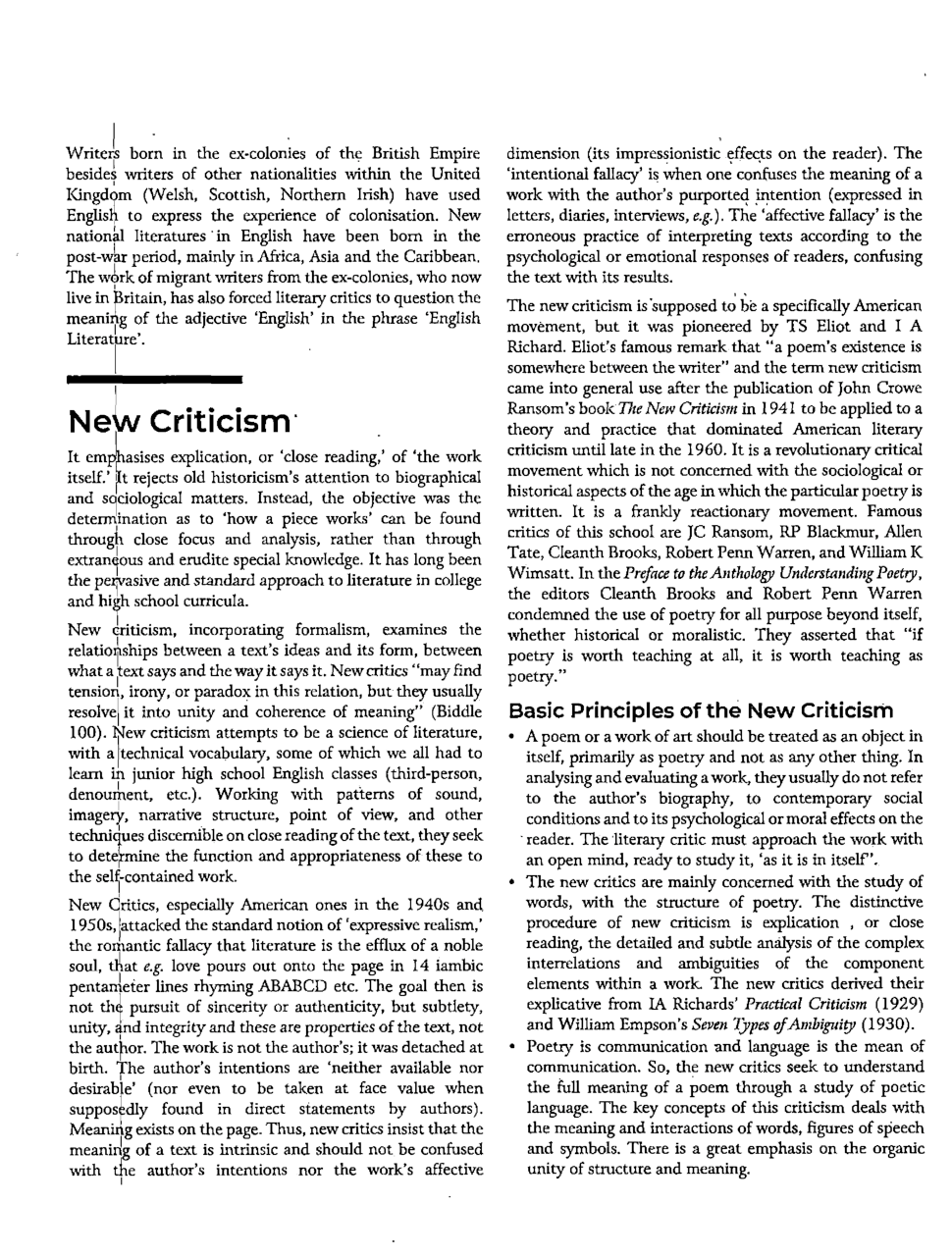 UGC NET Literary Theory Post World War II Study Material For English Paper-2 - Page 3