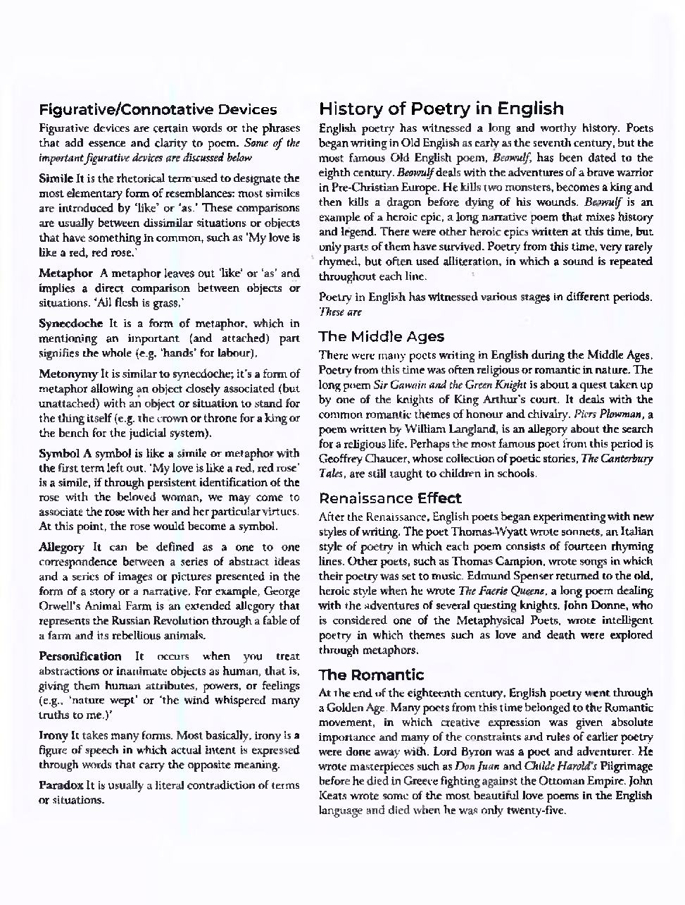 UGC NET Poetry Study Material For English Paper-2 - Page 5