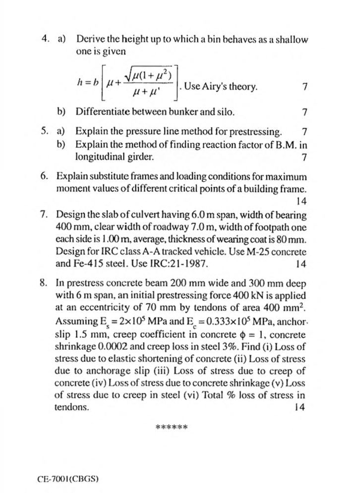 RGPV BE Civil Engineering VII SEM Previous 4 Years Question Papers - Page 3