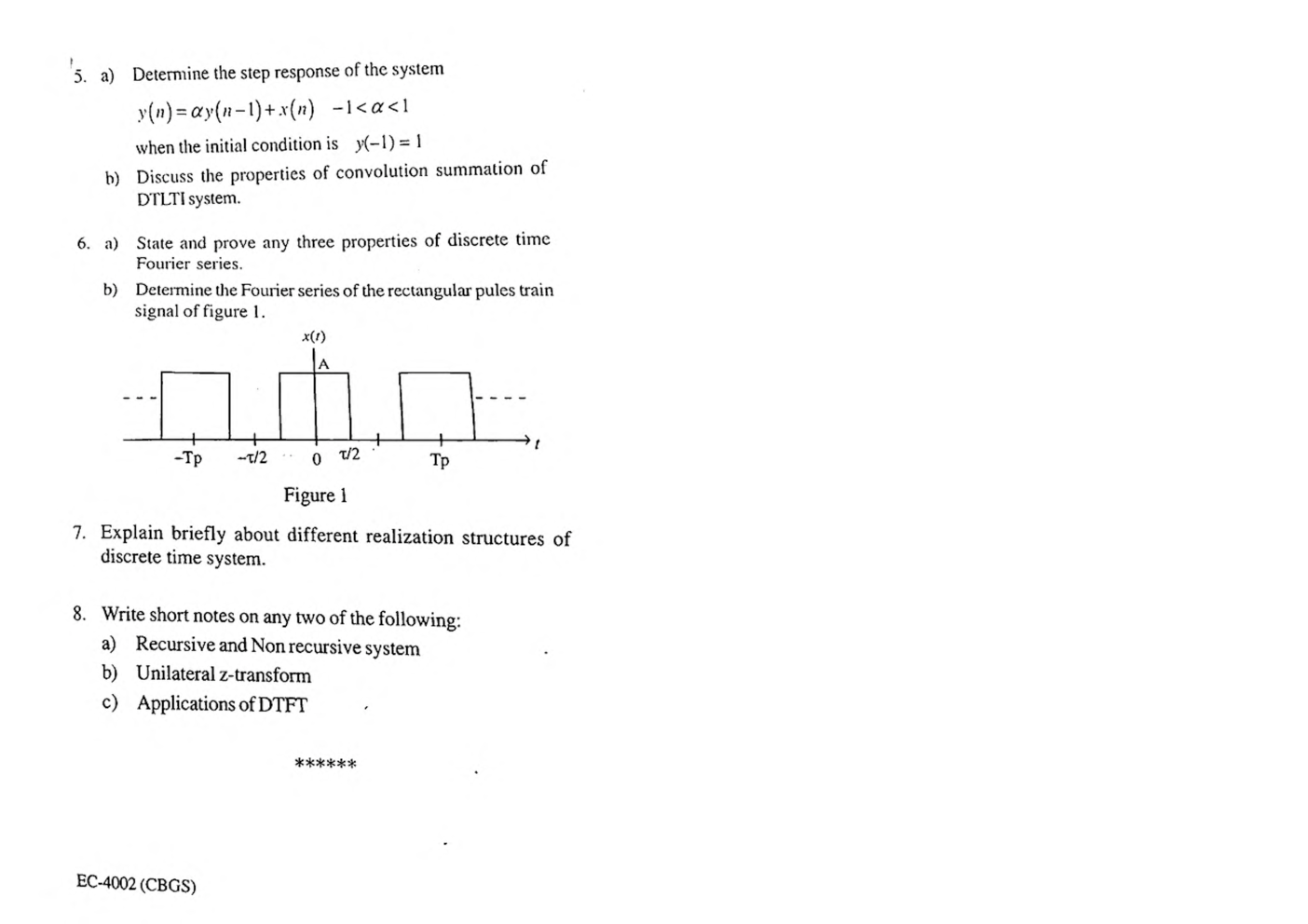 RGPV BE Electronics & Communiation Engineering IV SEM Previous 4 Years Question Papers - Page 3