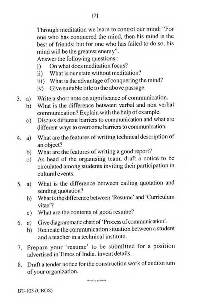 RGPV BE I & II SEM Previous 4 Years Question Papers - Page 3