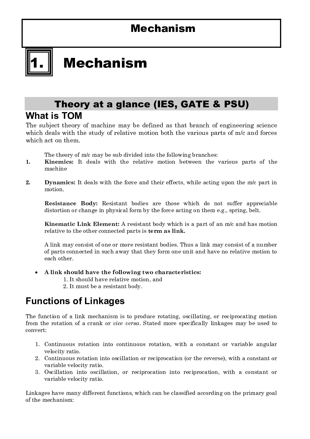RRB JE Mechanical (Theory Of Machines) - Page 3