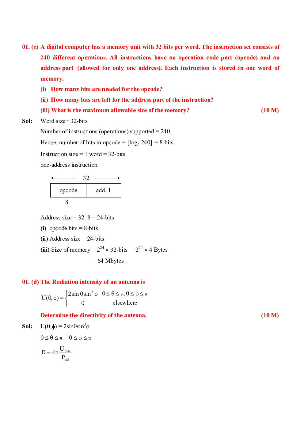 IES Mains Electronics And Telecommunication  Engineering 2019 Question Paper With Answer Paper-2 - Page 3