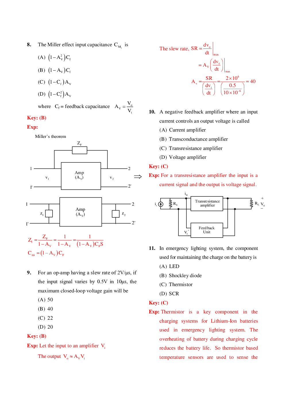 IES Pre Electrical  Engineering 2019 Question Paper With Answer Paper-2 - Page 4