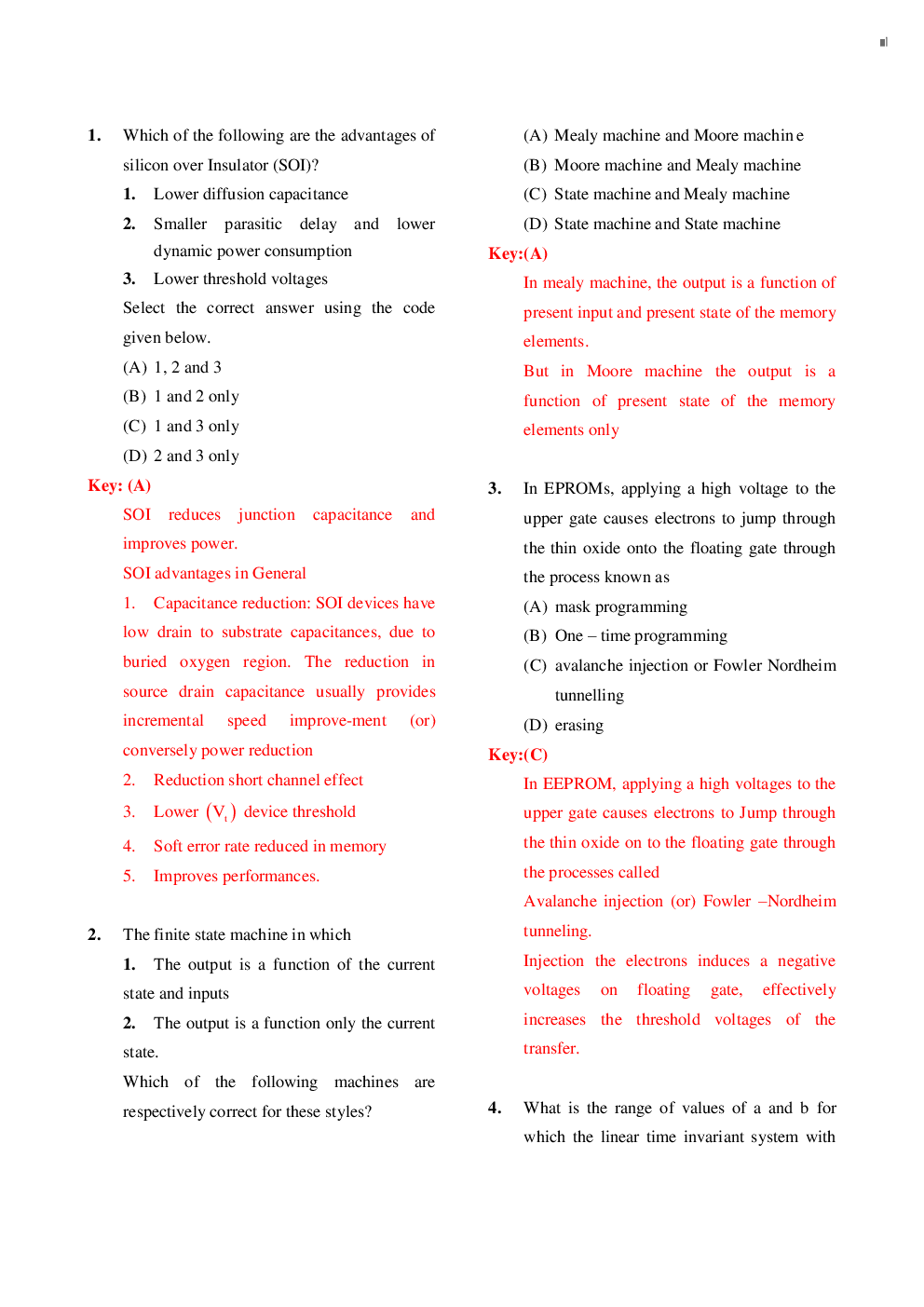IES Pre Electronics And Telecommunication  Engineering 2019 Question Paper With Answer Paper-2 - Page 2