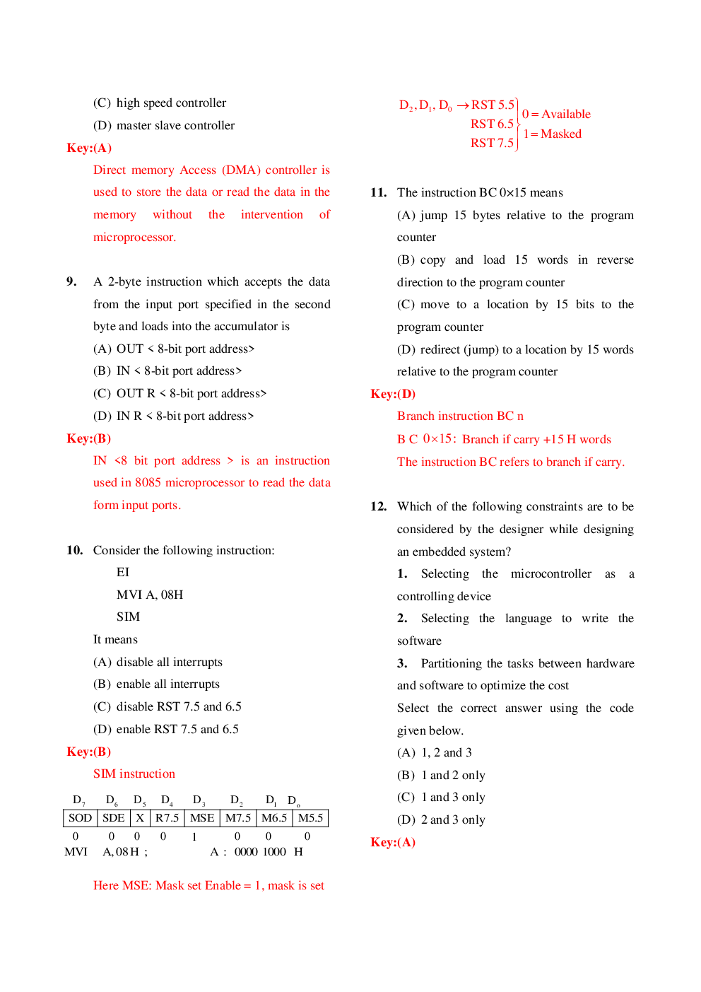 IES Pre Electronics And Telecommunication  Engineering 2019 Question Paper With Answer Paper-2 - Page 4