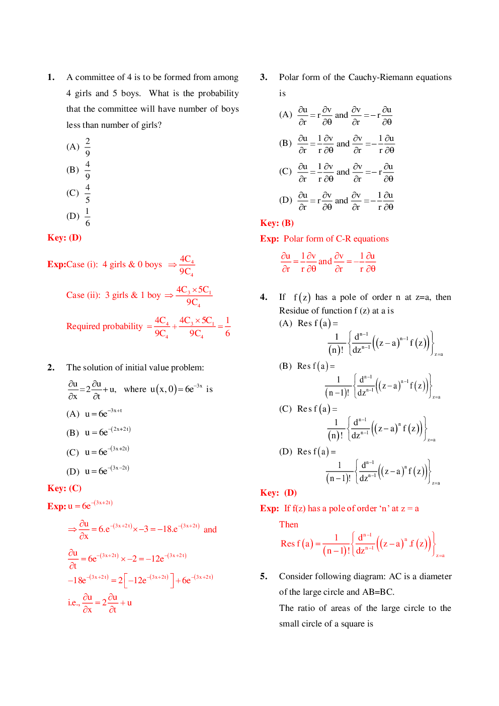 IES Pre General Studies And Engineering Aptitude 2019 Question Paper With Answer Paper-1 - Page 2
