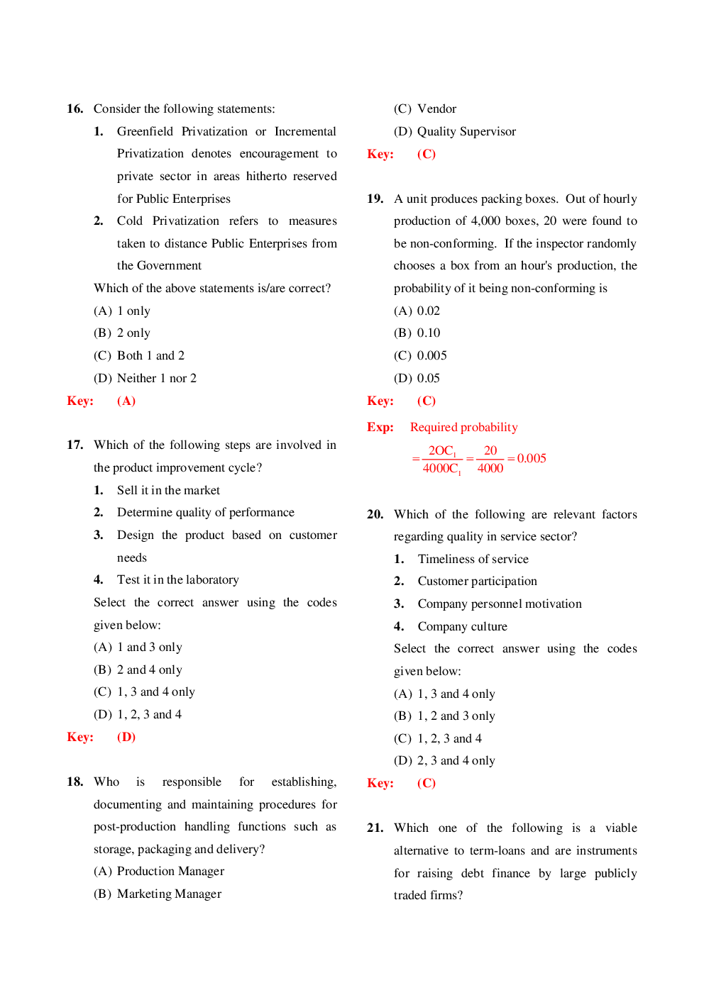 IES Pre General Studies And Engineering Aptitude 2019 Question Paper With Answer Paper-1 - Page 5