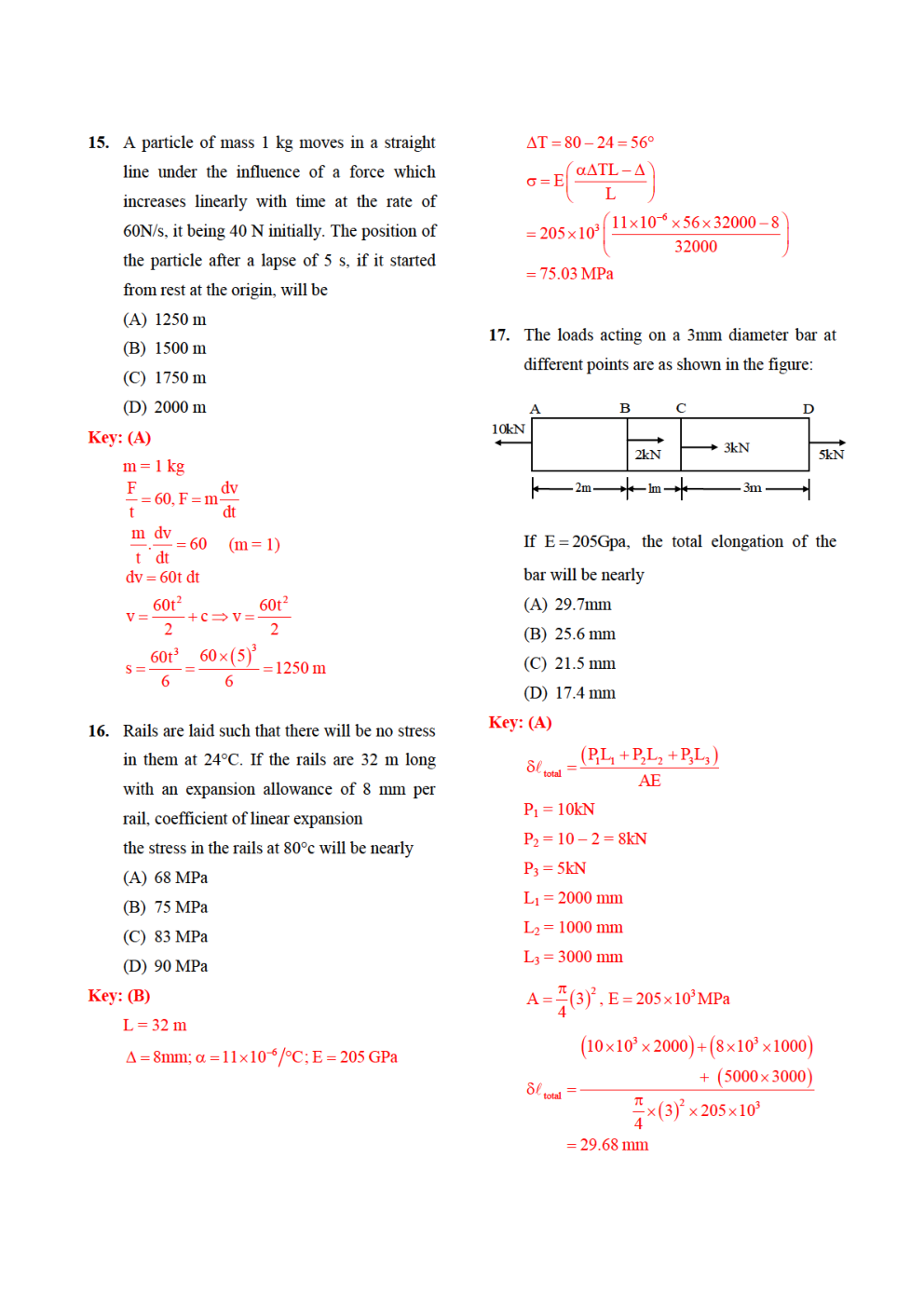 IES Pre Mechanical Engineering 2019 Question Paper With Answer Paper-2 - Page 5
